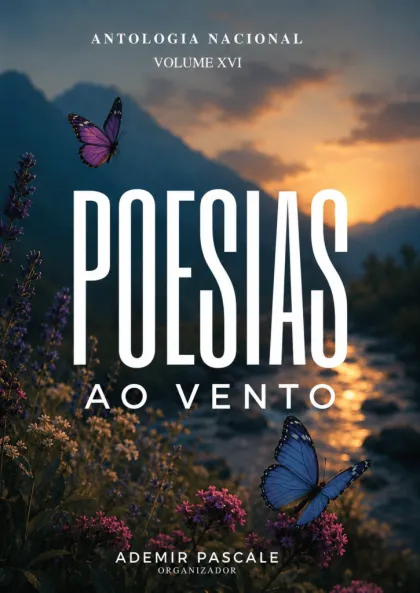 Capa de POESIAS AO VENTO – VOL. XVI