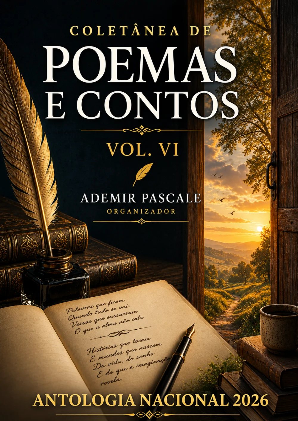 Capa de COLETÂNEA DE POEMAS E CONTOS – VOL. 6