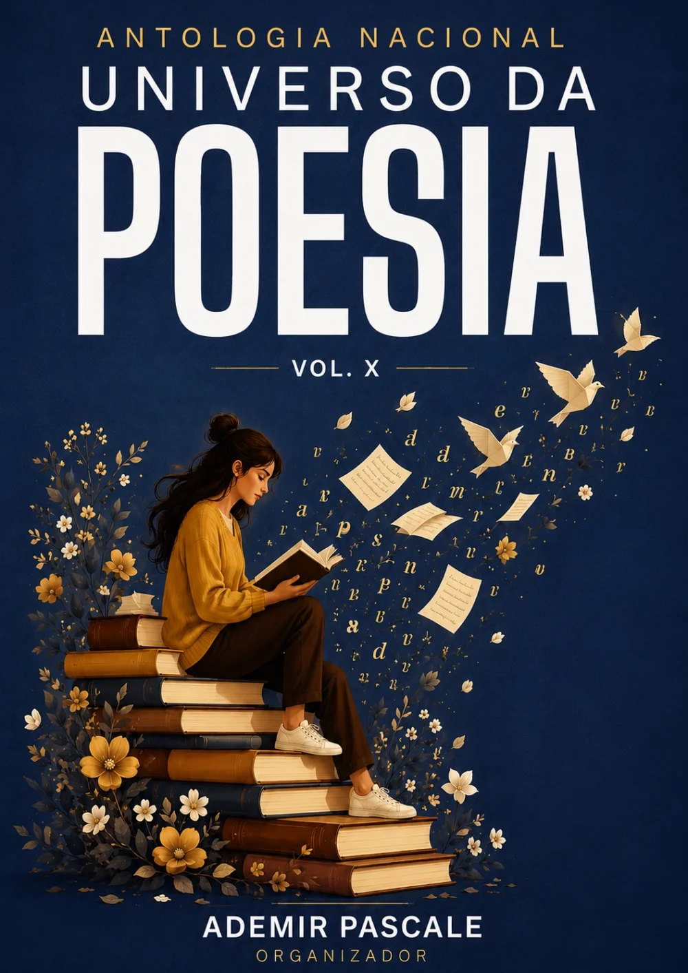 Capa de UNIVERSO DA POESIA – VOL. X