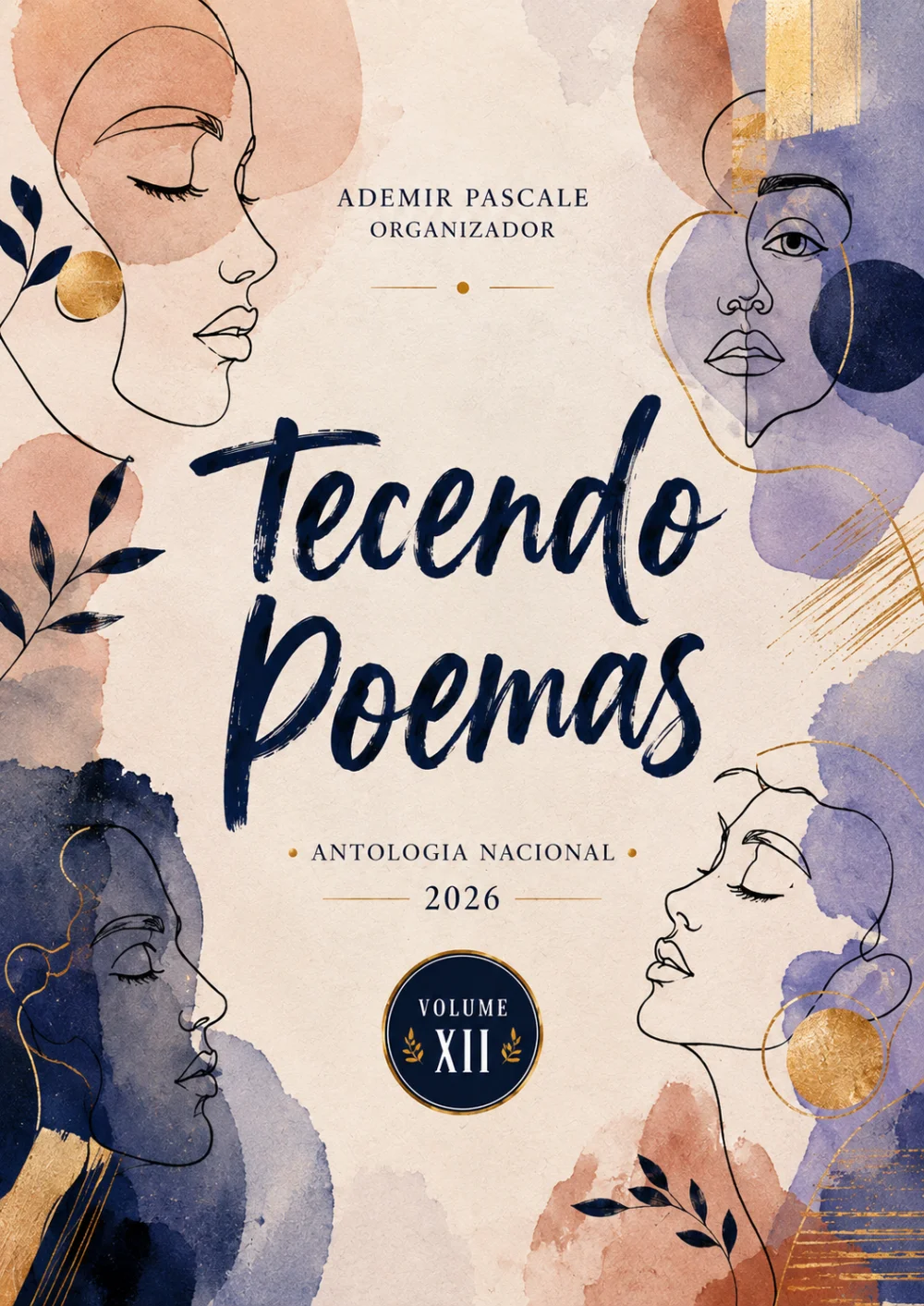 Capa de TECENDO POEMAS – VOL. XII