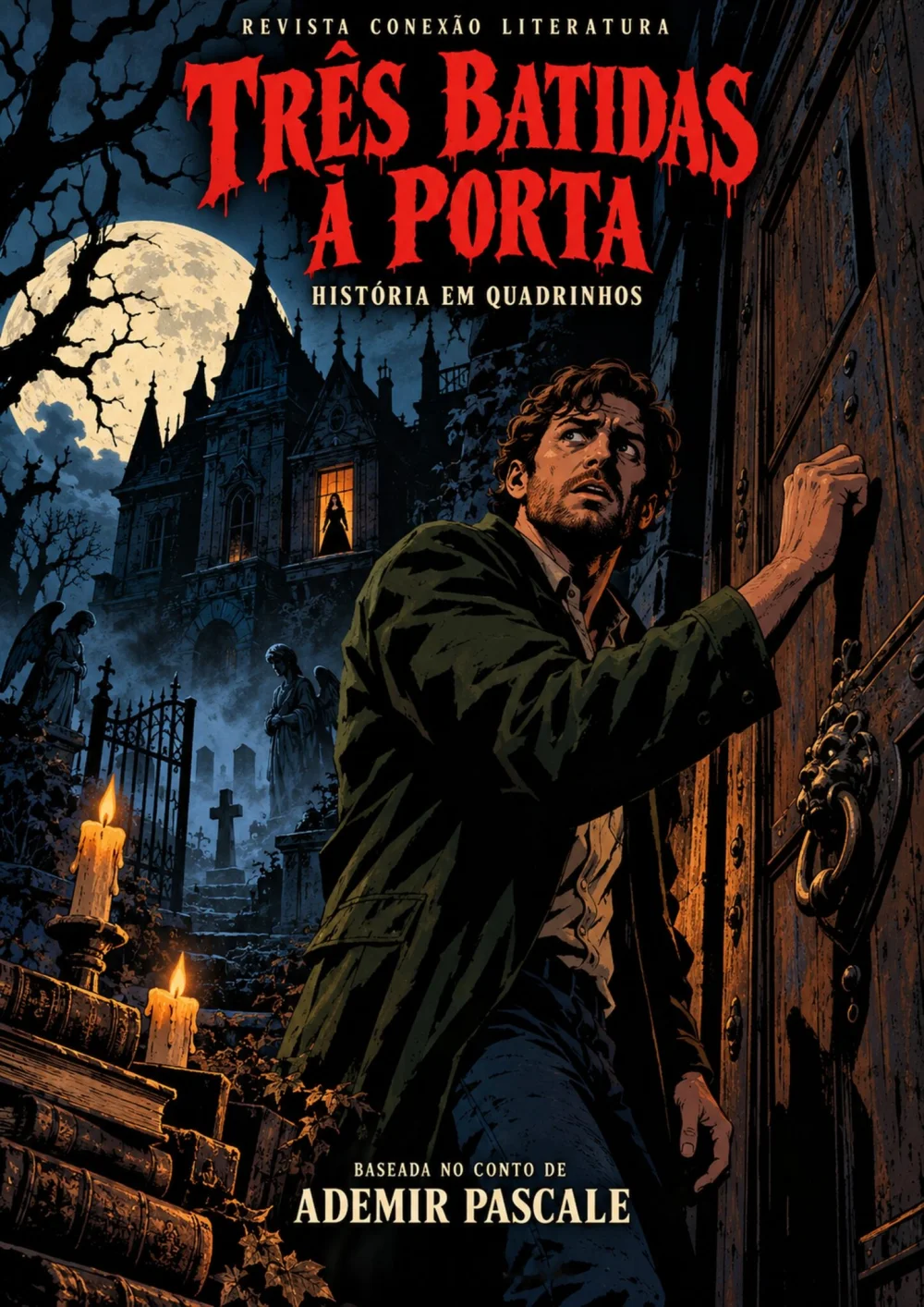 Capa de Três batidas à porta